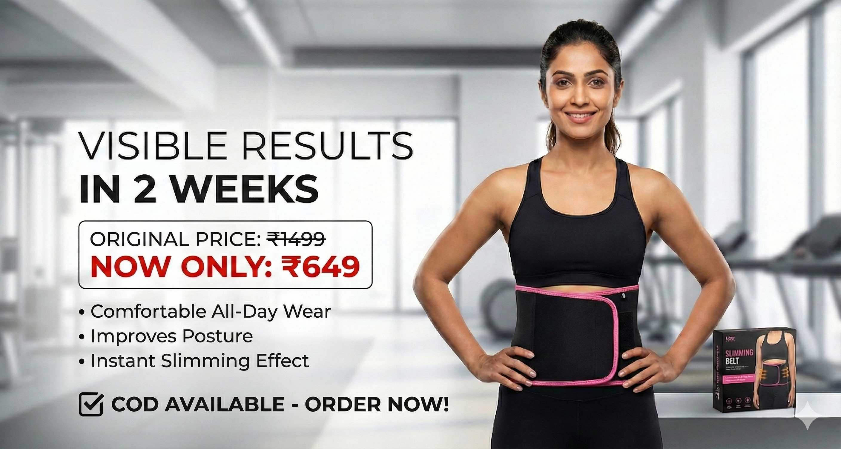 SlimFit™ Advanced Heat & Vibration Slimming Belt